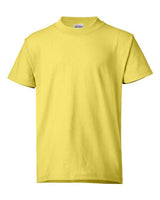 Hanes Youth EcoSmart 50/50 Cotton/Poly T-Shirt-1