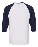 Gildan Men's Heavy Cotton Raglan Three-Quarter Sleeve T-Shirt-3