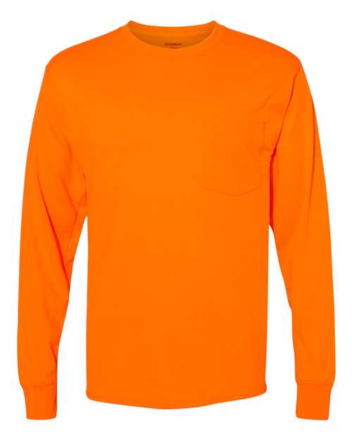  Men's Workwear Long Sleeve Pocket T-Shirt-1