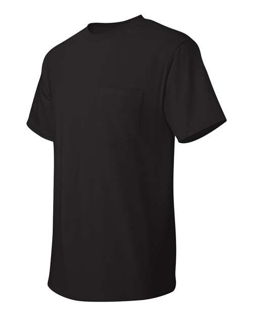 Hanes Men's Authentic 100%  Cotton T-Shirt with Pocket-2