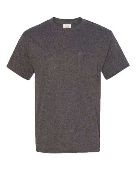 Hanes Men's Authentic 100%  Cotton T-Shirt with Pocket-1