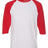 Gildan Men's Heavy Cotton Raglan Three-Quarter Sleeve T-Shirt-1