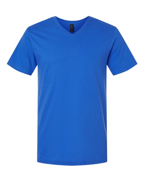 Gildan Men's Softstyle V-Neck T-Shirt-1