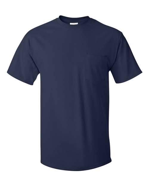 Hanes Men's Authentic 100%  Cotton T-Shirt with Pocket-1