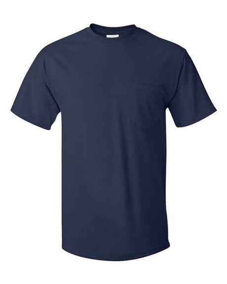 Hanes Men's Authentic 100%  Cotton T-Shirt with Pocket-1