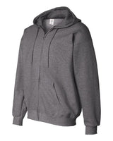 Hanes Men's Ultimate Cotton Full-Zip Hooded Sweatshirt-2