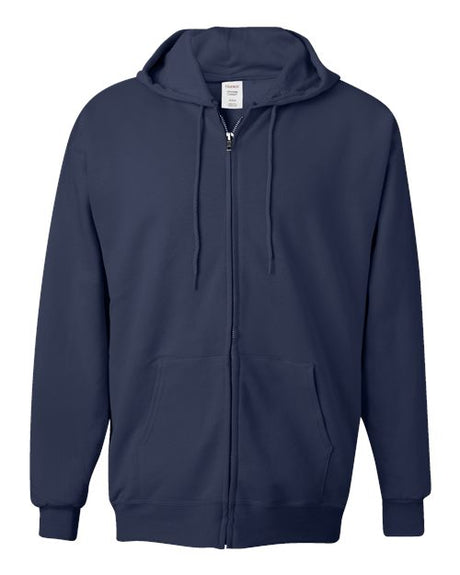 Hanes Men's Ultimate Cotton Full-Zip Hooded Sweatshirt-1