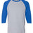 Gildan Men's Heavy Cotton Raglan Three-Quarter Sleeve T-Shirt-1