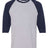Gildan Men's Heavy Cotton Raglan Three-Quarter Sleeve T-Shirt-1