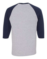 Gildan Men's Heavy Cotton Raglan Three-Quarter Sleeve T-Shirt-3