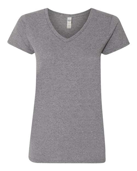 Gildan Women's Heavy Cotton V-Neck T-Shirt-1