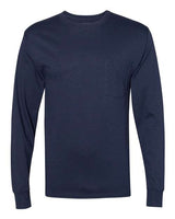  Men's Workwear Long Sleeve Pocket T-Shirt-1