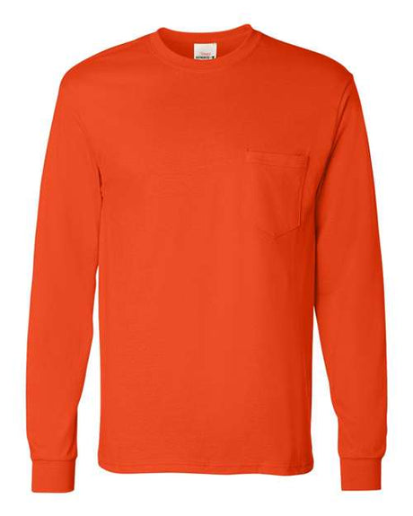  Men's Authentic Long Sleeve Pocket T-Shirt-1