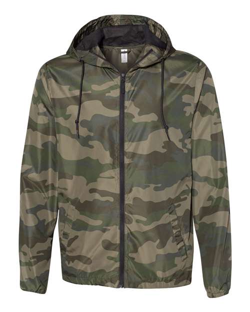 Independent Trading Co. Men's Lightweight Windbreaker Full-Zip Jacket-1