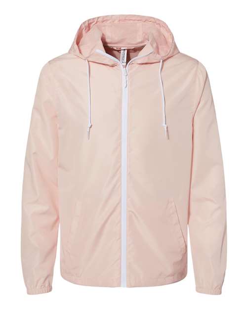 Independent Trading Co. Men's Lightweight Windbreaker Full-Zip Jacket-1