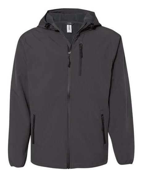 Independent Trading Co. Men's Poly-Tech Soft Shell Jacket-1