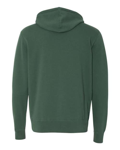 Independent Trading Co. Men's Lightweight Full-Zip Hooded Sweatshirt-2