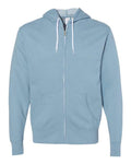 Independent Trading Co. Men's Lightweight Full-Zip Hooded Sweatshirt-1