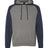 Independent Trading Co. Men's Raglan Hooded Sweatshirt-1