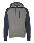 Independent Trading Co. Men's Raglan Hooded Sweatshirt-1