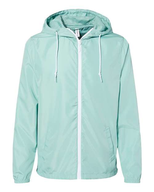 Independent Trading Co. Men's Lightweight Windbreaker Full-Zip Jacket-1