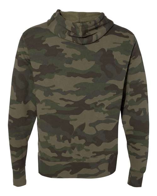 Independent Trading Co. Men's Lightweight Hooded Sweatshirt-2