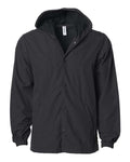 Independent Trading Co. Men's Water-Resistant Hooded Windbreaker-1