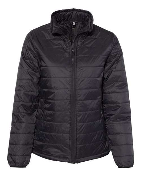 Independent Trading Co. Women's Puffer Jacket-1