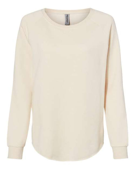 Independent Trading Co. Women's California Wave Wash Crewneck Sweatshirt-1