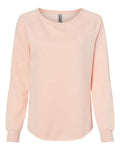 Independent Trading Co. Women's California Wave Wash Crewneck Sweatshirt-1