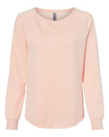 Independent Trading Co. Women's California Wave Wash Crewneck Sweatshirt-1