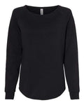 Independent Trading Co. Women's California Wave Wash Crewneck Sweatshirt-1