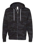 Independent Trading Co. Men's Lightweight Full-Zip Hooded Sweatshirt-1