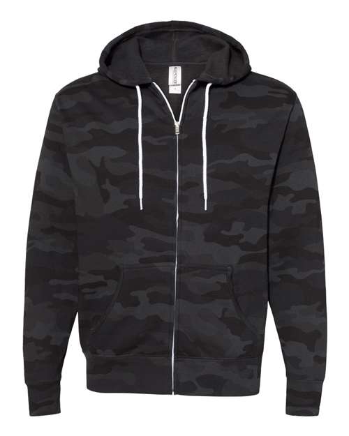 Independent Trading Co. Men's Lightweight Full-Zip Hooded Sweatshirt-1