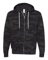 Independent Trading Co. Men's Lightweight Full-Zip Hooded Sweatshirt-1