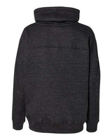 J. America Women's Mélange Fleece Cowl Neck Sweatshirt-2