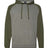 Independent Trading Co. Men's Raglan Hooded Sweatshirt-1
