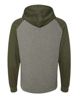 Independent Trading Co. Men's Raglan Hooded Sweatshirt-2