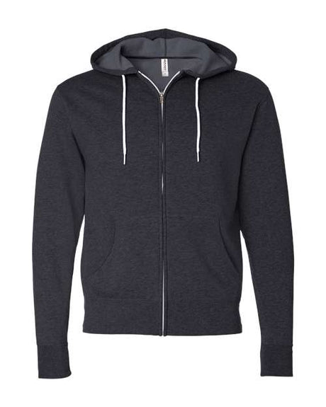 Independent Trading Co. Men's Lightweight Full-Zip Hooded Sweatshirt-1