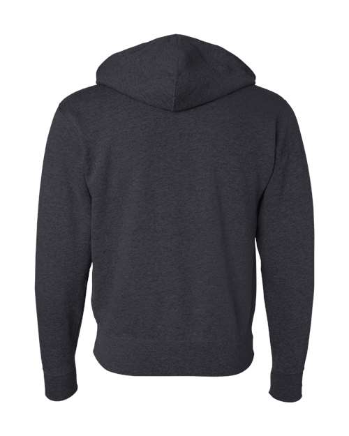 Independent Trading Co. Men's Lightweight Full-Zip Hooded Sweatshirt-2