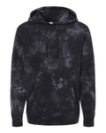 Independent Trading Co. Men's Midweight Tie-Dyed Hooded Sweatshirt-1