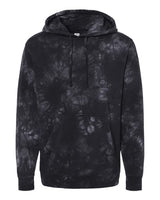 Independent Trading Co. Men's Midweight Tie-Dyed Hooded Sweatshirt-1