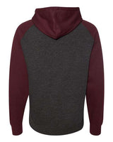 Independent Trading Co. Men's Raglan Hooded Sweatshirt-2