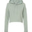 Independent Trading Co. Women’s Lightweight Crop Hooded Sweatshirt-1