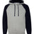 JERZEES Men's Nublend Colorblocked Raglan Hooded Sweatshirt-1