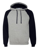 JERZEES Men's Nublend Colorblocked Raglan Hooded Sweatshirt-1