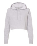 Independent Trading Co. Women’s Lightweight Crop Hooded Sweatshirt-1