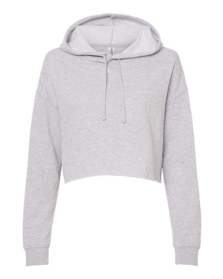 Independent Trading Co. Women’s Lightweight Crop Hooded Sweatshirt-1