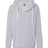 J. America Women's Sueded V-Neck Hooded Sweatshirt-1