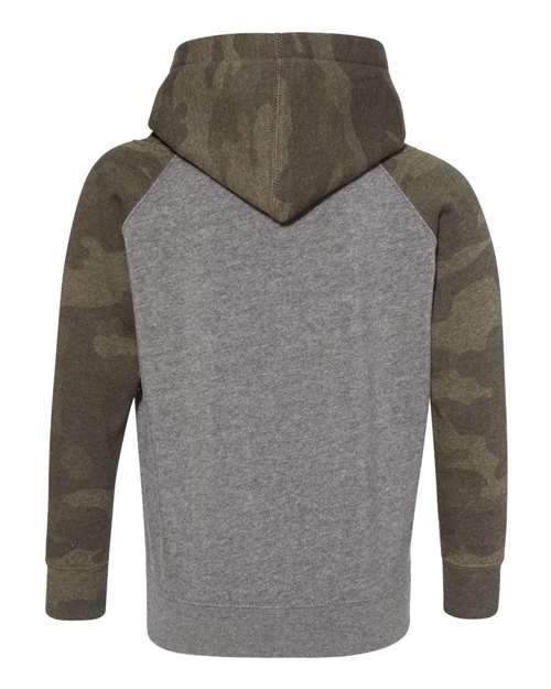 Independent Trading Co. Toddler Special Blend Hooded Raglan Sweatshirt-2